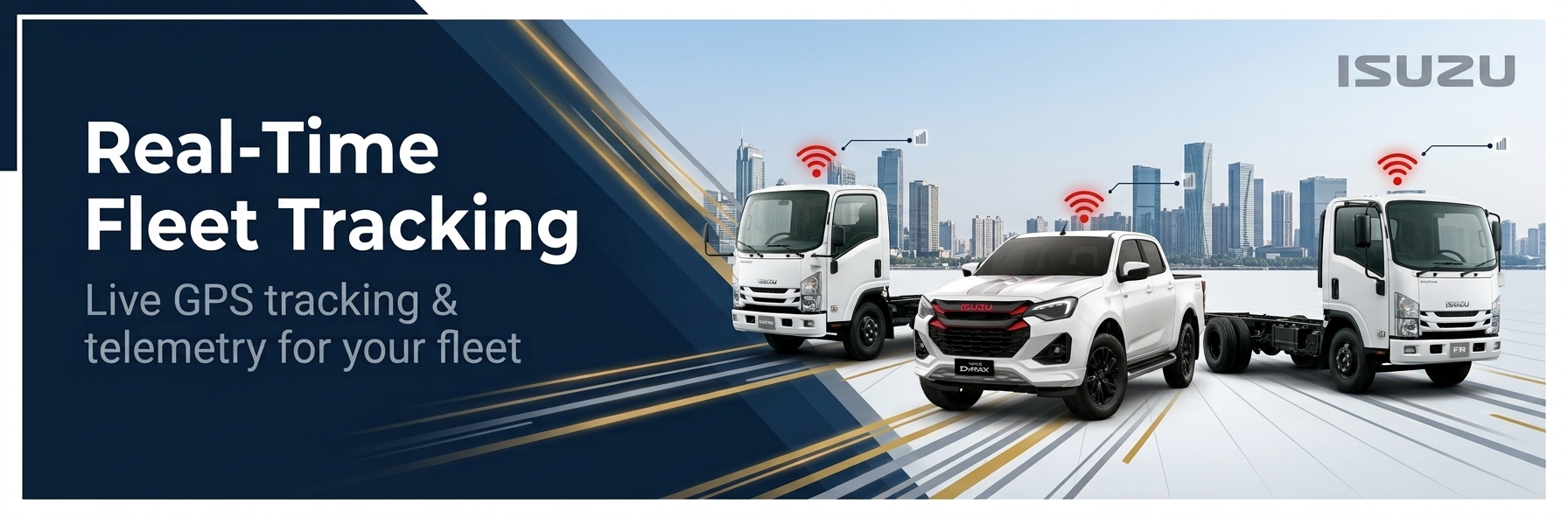 Real-time fleet tracking — live GPS and telemetry for your fleet