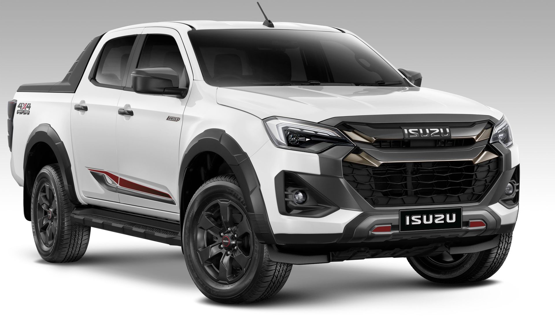 An Isuzu D-MAX double cab